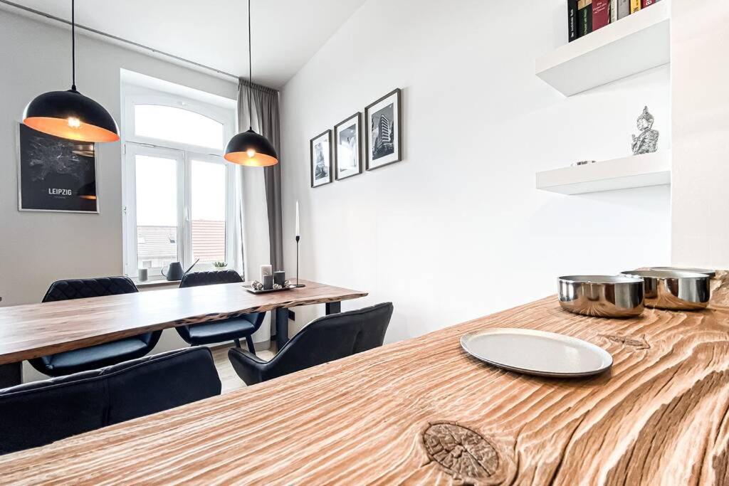 Luxus-Apartment In Leipzig Mit Privat-Parkplatz Екстериор снимка